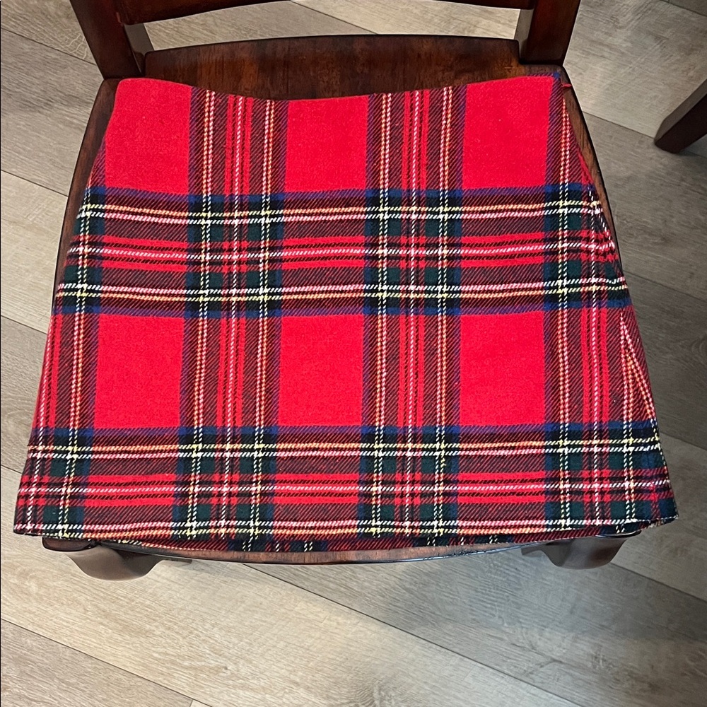 Red Plaid Women's Skirt from Red Dress Boutique